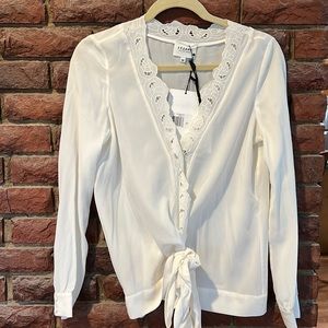 Sézane Eliana Whit Blouse
